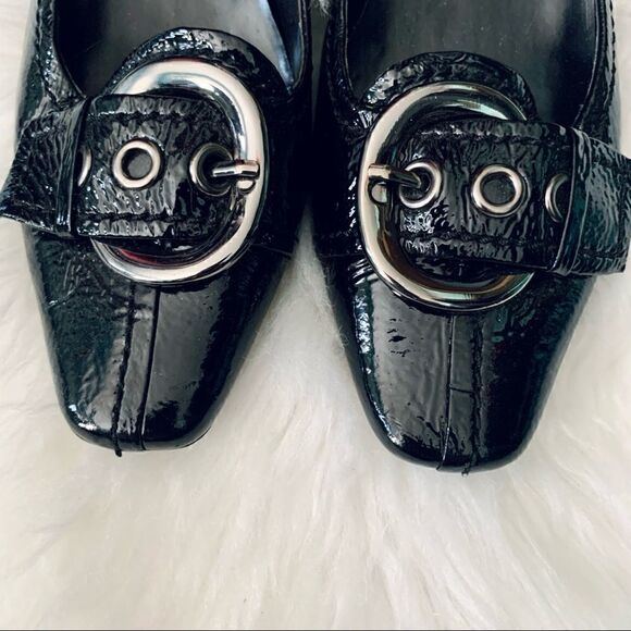 Karen Scott Black Patent Leather Heels Size 7.5M - Picture 3 of 13